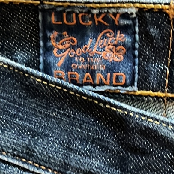 Lucky Brand vintage straight denim jeans size 34 - Picture 8 of 12